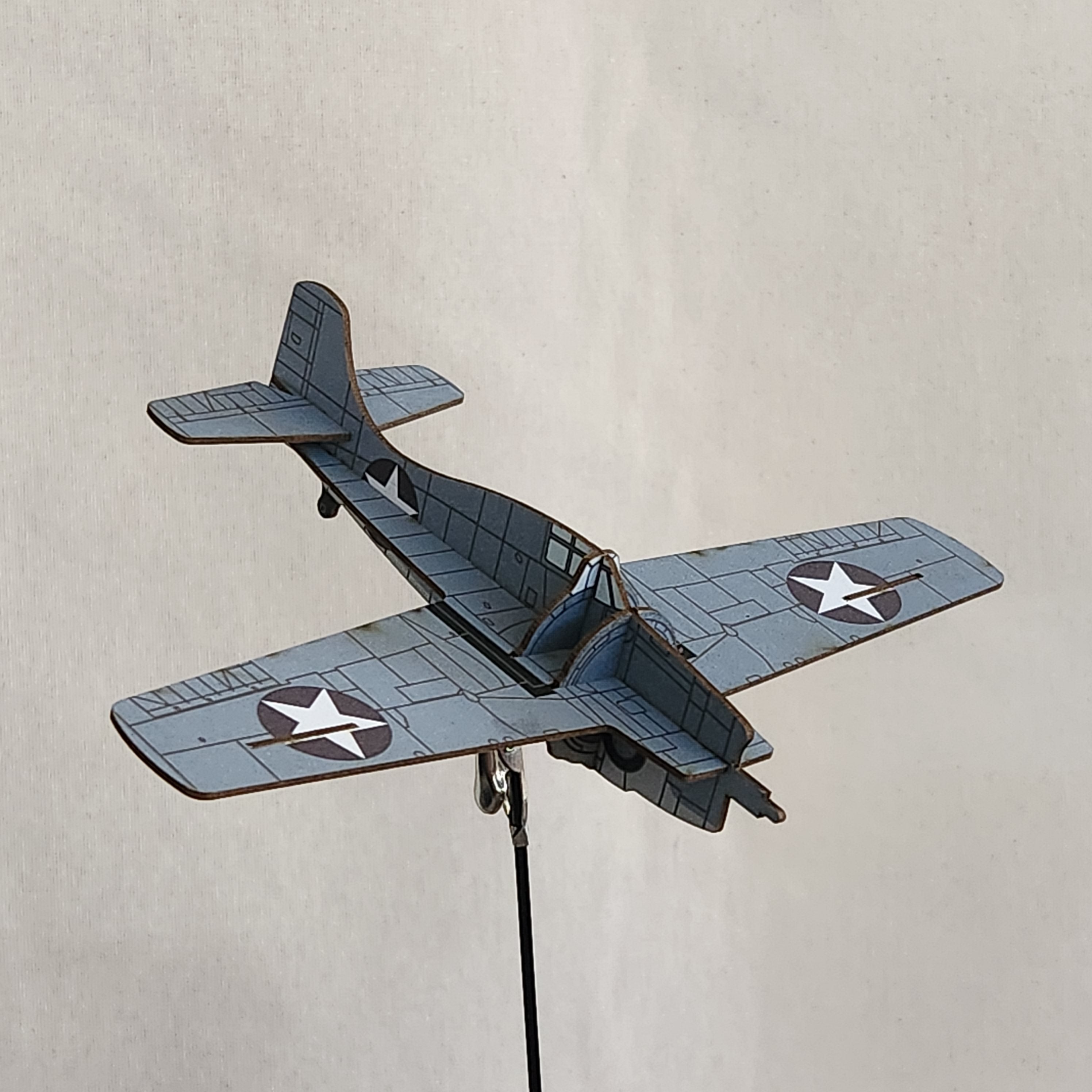 1/72 scale F4F Wildcat Painted