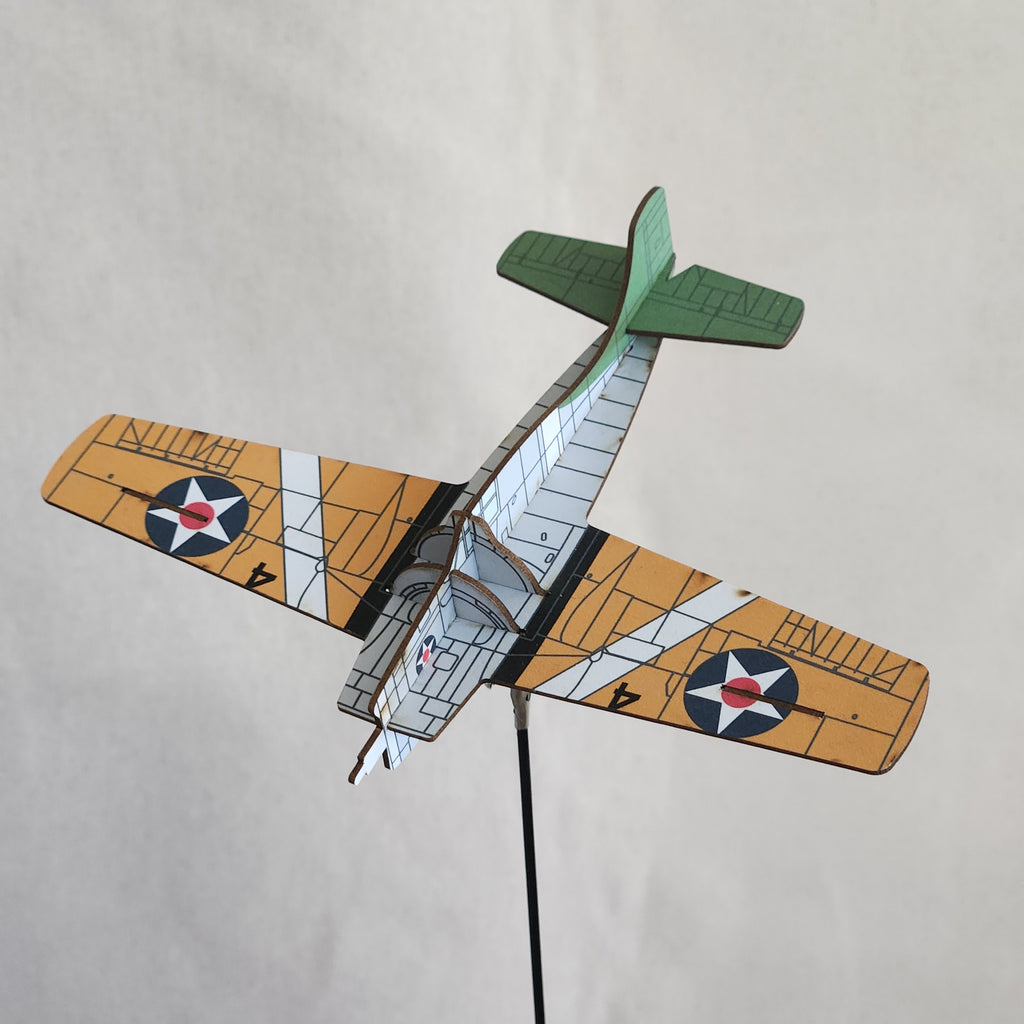 1/72 scale F4F Wildcat Painted