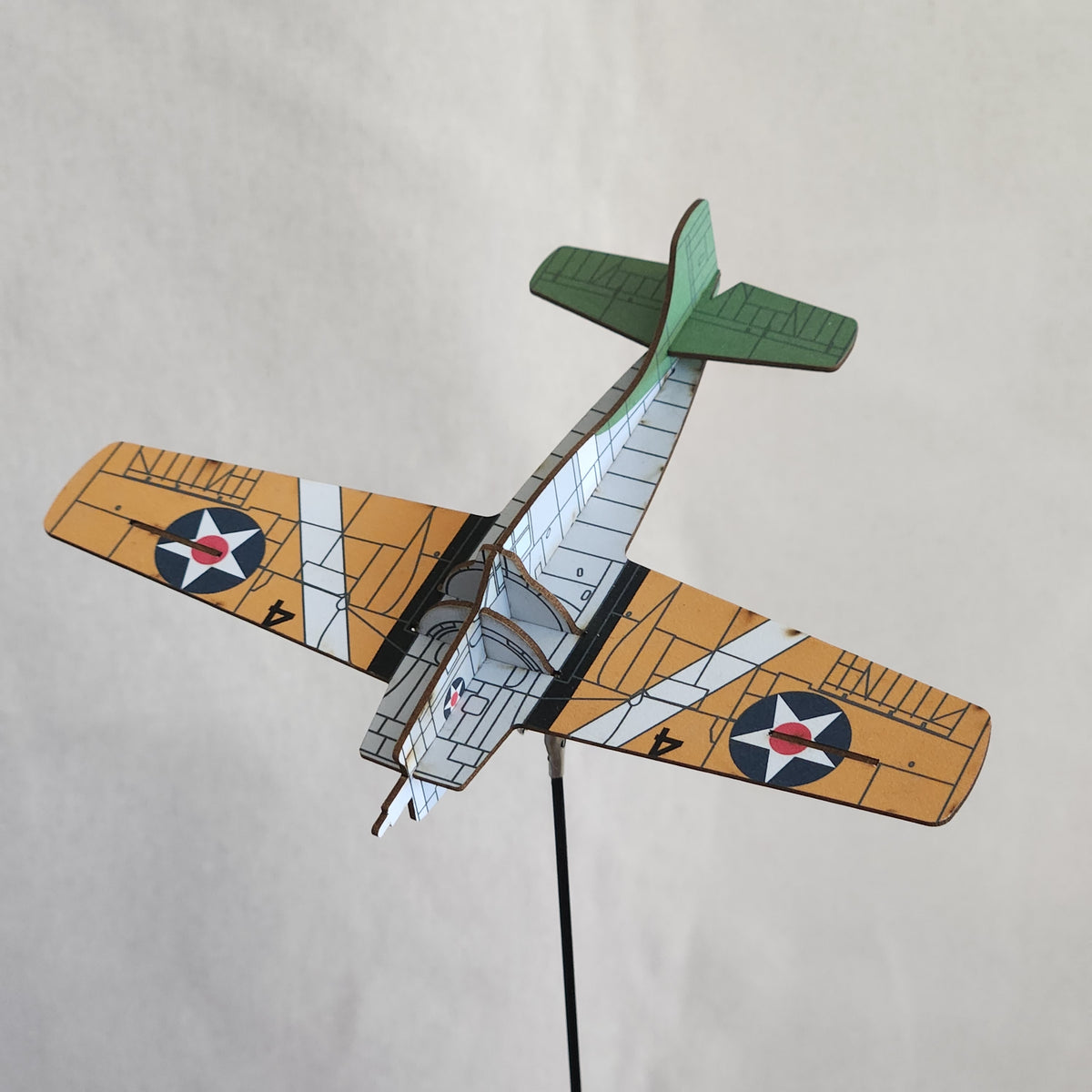 1/72 scale F4F Wildcat Painted