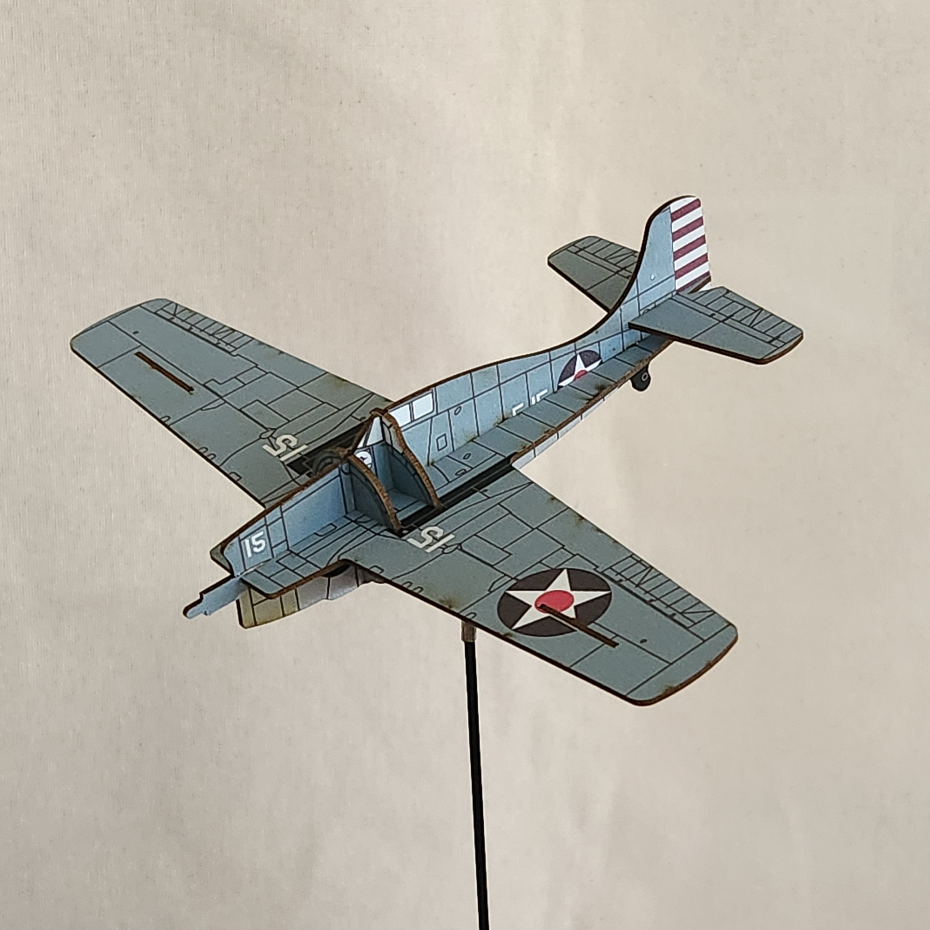 1/72 scale F4F Wildcat Painted